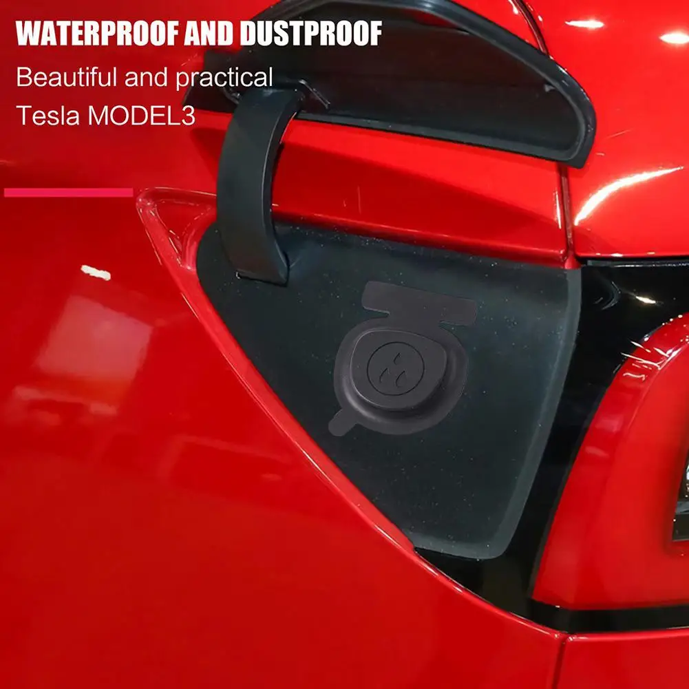 

2023 New for Tesla Accessories Europe Plug Car Charging Port Dust Protective Cover Car Accessories K2Q5