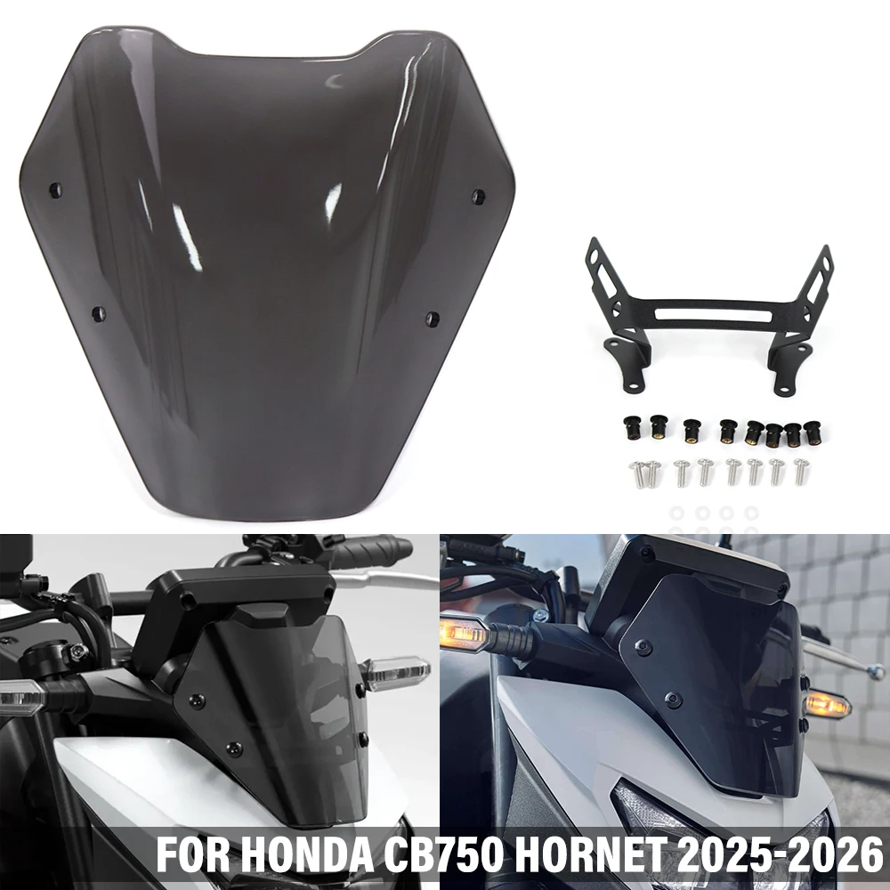 

Motorcycle Front For Honda CB750 Hornet 2025-2026 Windshield Windpof Accessories Wind Screen Deflector Viser Visor Windscreen