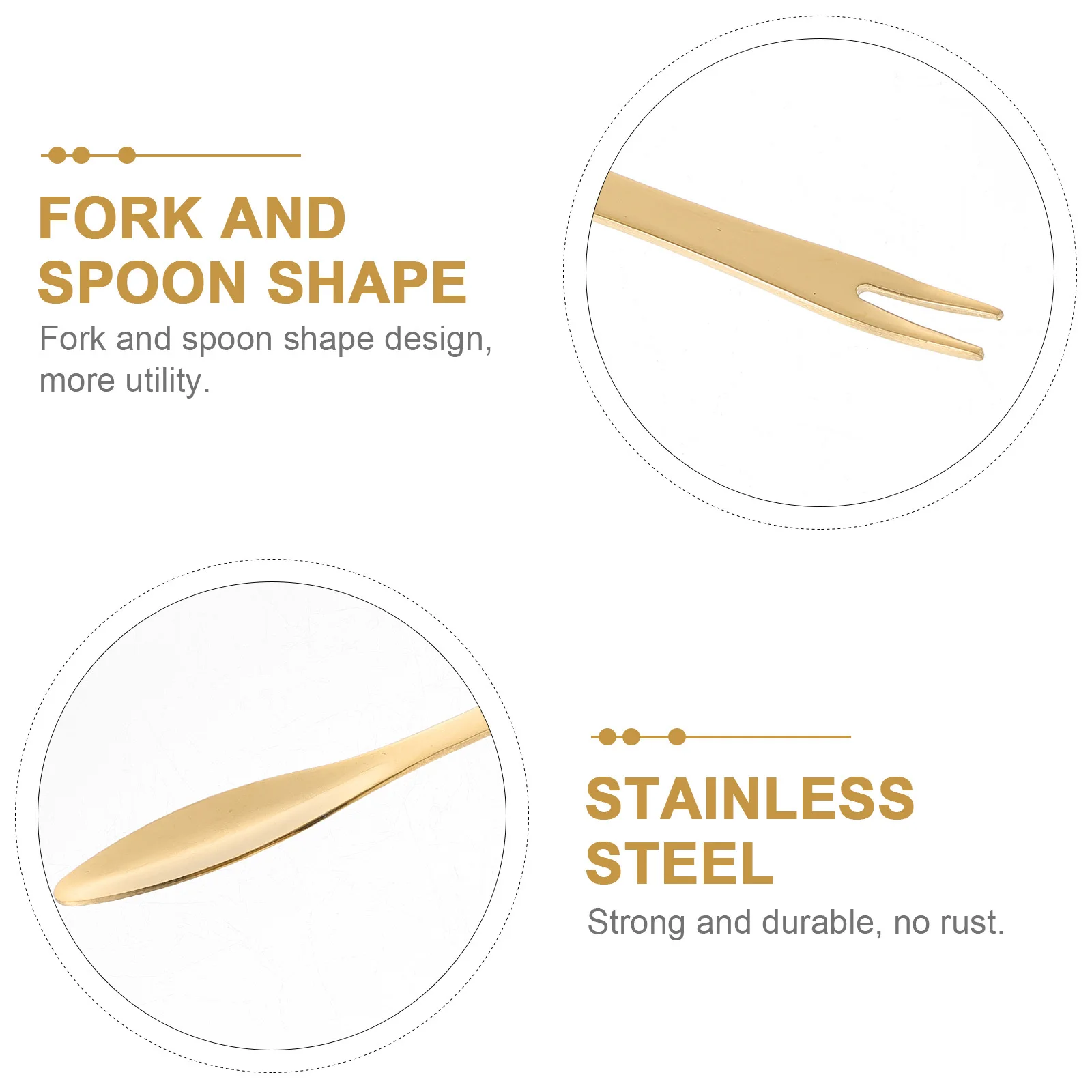 

6Pcs Stainless Steel Crab Needle Fork and Spoon Set for Seafood Crab Lobster Clam Appetizer Silverware Restaurant Home Use