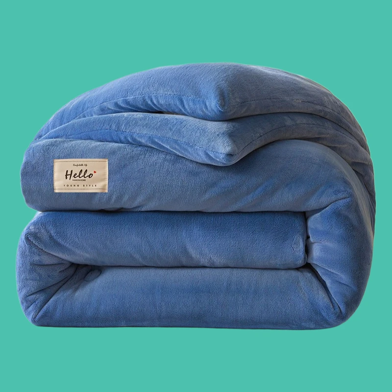 

2025 new class A milk fleece warm winter quilt thickened in autumn and winter student dormitory quilt cold-resistant quilt core