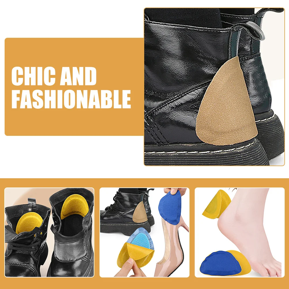 

5pcs Heel Pads Anti-Friction Comfortable Fit For Boots Shoes Sneakers Replaceable Inserts Wear-Resistant Foot Care Protection