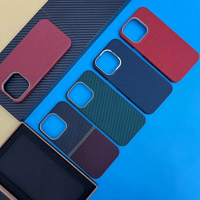 아이폰 16 프로 맥스 정품 카본 섬유 아라미드 케이스, 아이폰 16 프로 울트라 씬 경량 보호 커버 견고함