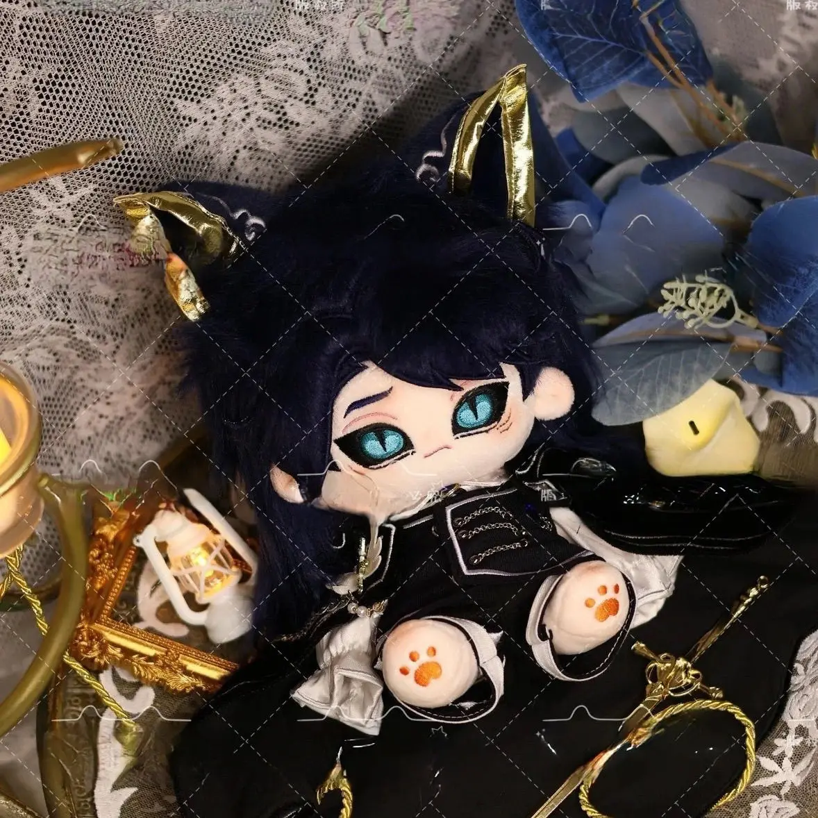 

Stuffed 20cm New Product Game Identity V Hermit Alva Lorenz Cosplay Plush With Skeleton Doll Toys for Fan Collection Plush Gifts