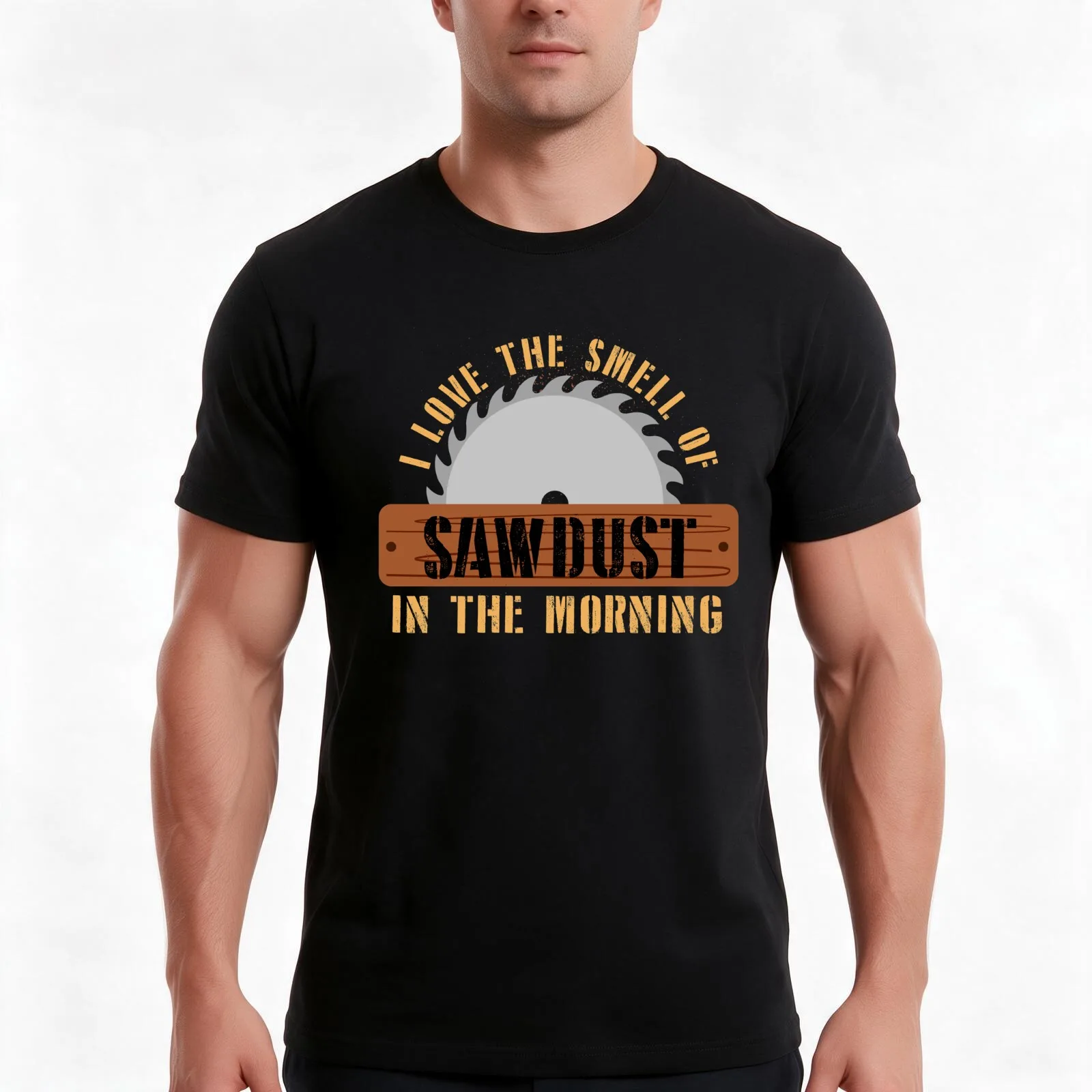 I Love the Smell of Sawdust in the Morning Woodworking Gifts Woodworking clothing Woodworking Dad Fathers Day Gift Carpe T-Shirt