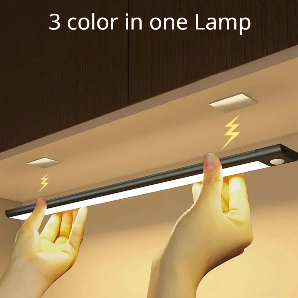 Wireless Motion Sensor LED Night Light Rechargeable