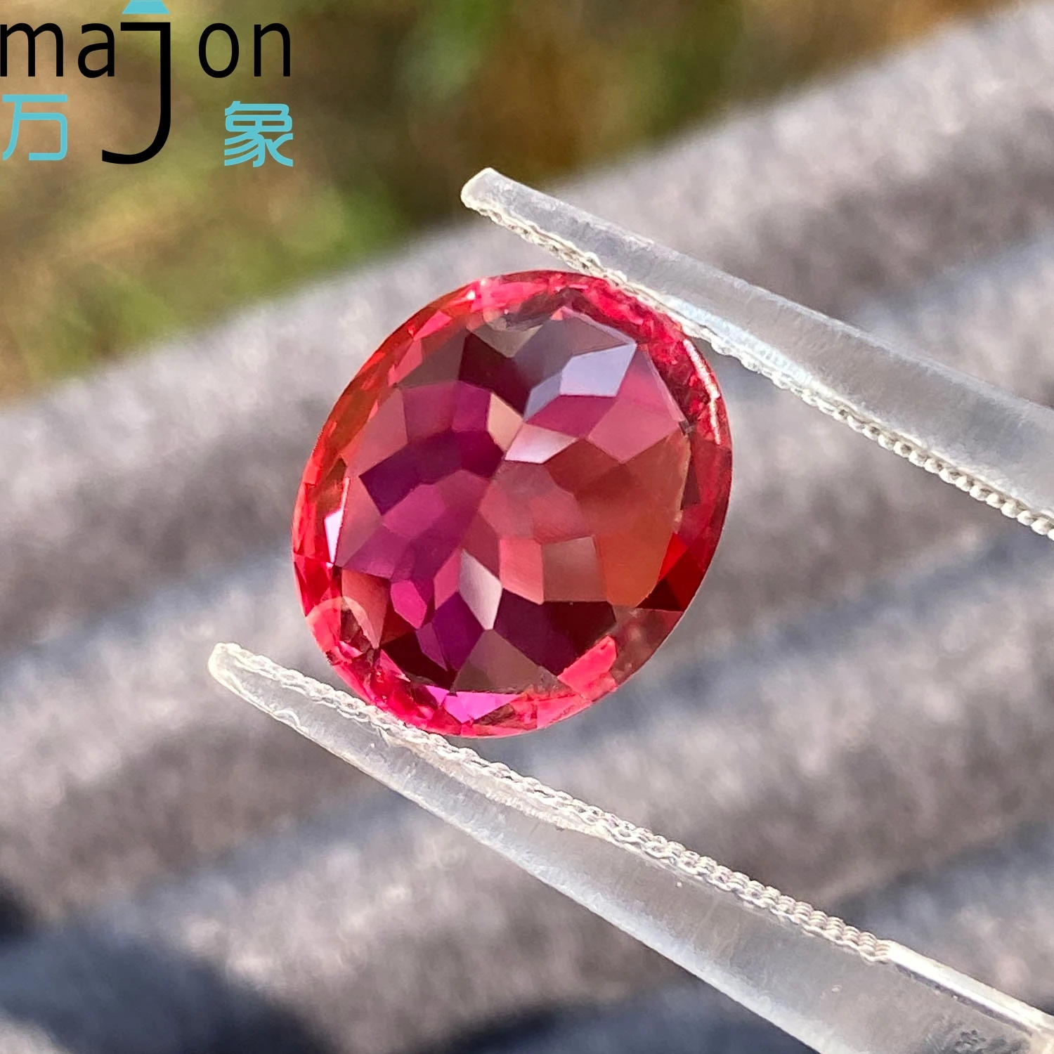 

Top Quality Hand-cutting Oval Shape Lab Grown Sapphire Padparadscha Color Loose Gemstone for Jewelry With AGL Making