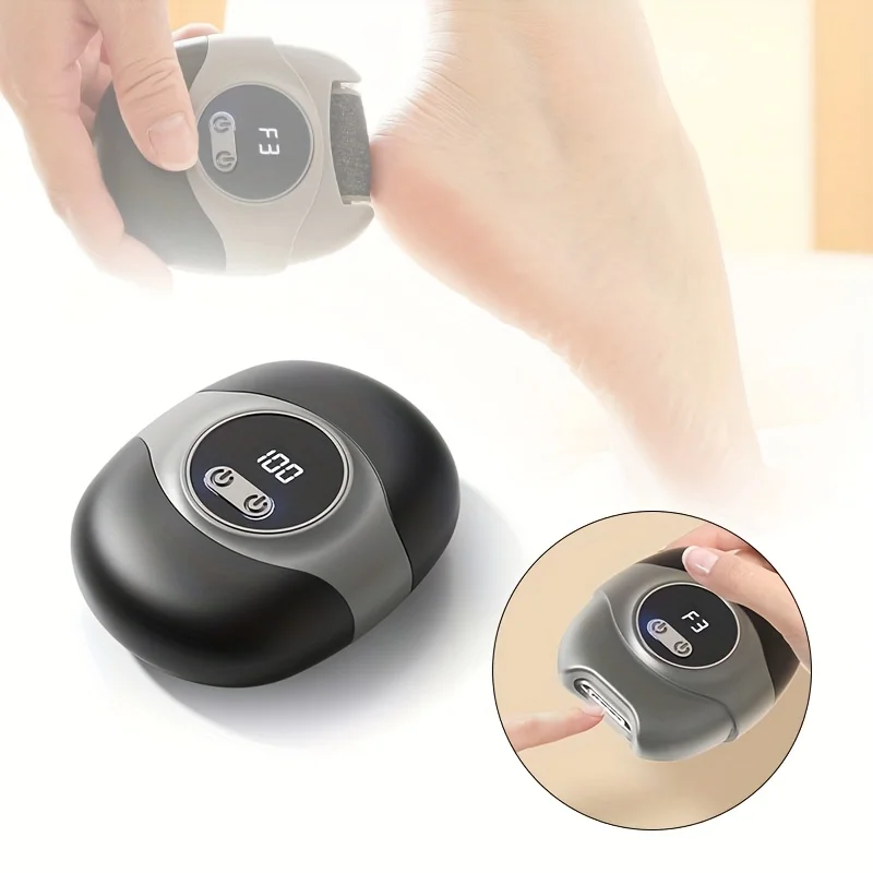 مجموعة أدوات تنظيف القدمين الكهربائية 2 في 1 ومقص الأظافر، أداة تجليخ القدم، وملمع القدم، وأداة إزالة الصواميل #1