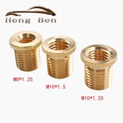 Aluminum Alloy Car Auto Gear Stick Shift Shifter Knob Head Thread Screw Adapter for M12x1.25 Gear Shift Knob