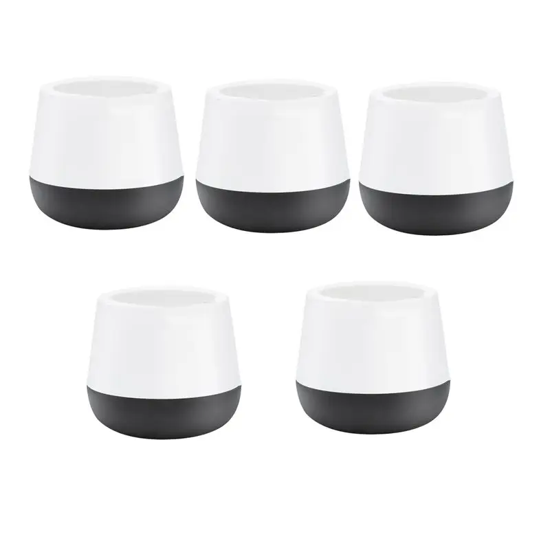 

Горшки для суккулентов 3 дюйма, самополивающиеся, для кактусов, с дренажем, мини-горшки для всех комнатных растений, 6 шт.