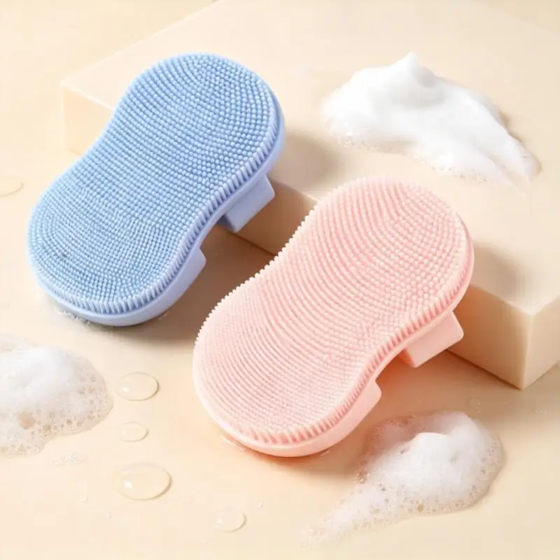 1 Stück Silikon-Gesichtsreinigungsbürste mit feinen Borsten und sanfter Peelingwirkung, ideal für die tägliche Gesichtspflege und die tägliche Gesichtsreinigung. – Detail 3