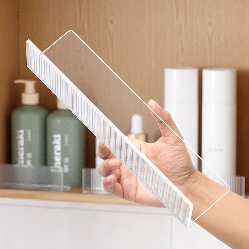 Self-Adhesive Transparent Acrylic Wall Mounted Figures Display Storage Rack DIY Toy Stand