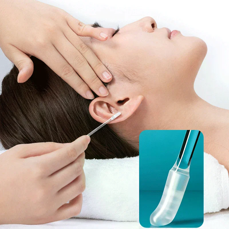Upgrade Strong Adhesion Sticky Ear Pick Adhesive Ear Cleaner For Ear Cleaning Reusable Sticky Ear Sticks For Child Adult 20Pcs