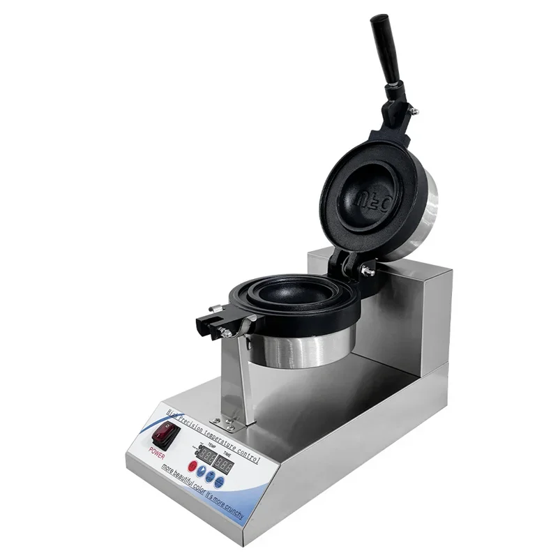 Hamburger Making Machine Non-Stick Round Burger Baking Machine Digital Display Panel Kitchen Appliance