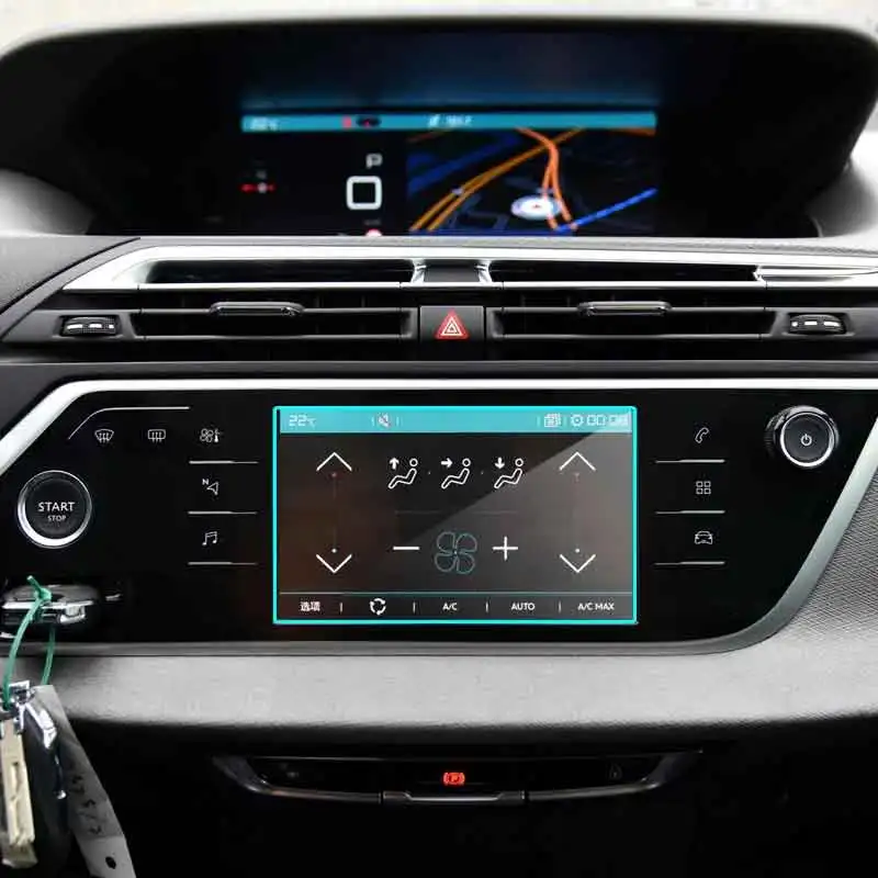 For Citroen C4 Picasso 2014-2017 Car GPS Navigation Screen Tempered Glass Protector Film Auto Interior Sticker Accessories