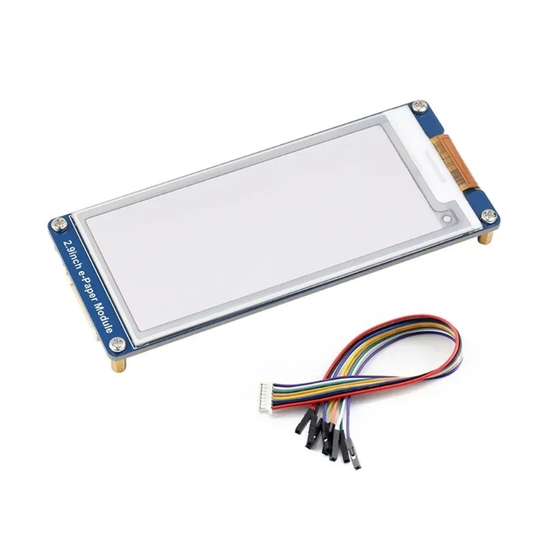 Módulo papel eletrônico 2.9 "tela spi 296x128 pixels tricolor vermelho branco preto tela forraspberrypi spi e-ink longa