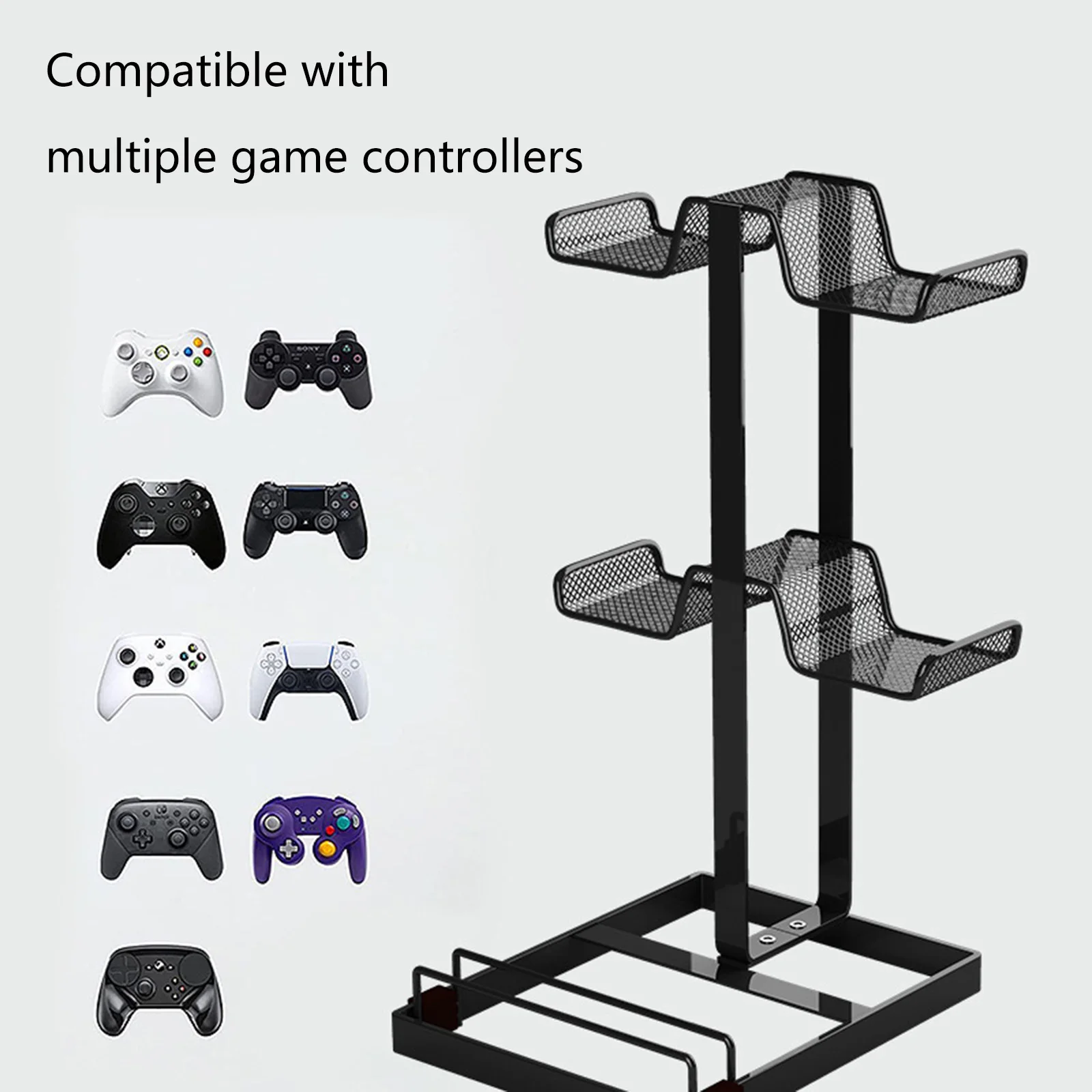 Universal Controller Holder Carbon Steel Gamepad Display Stand Gamepad Support Bracket for