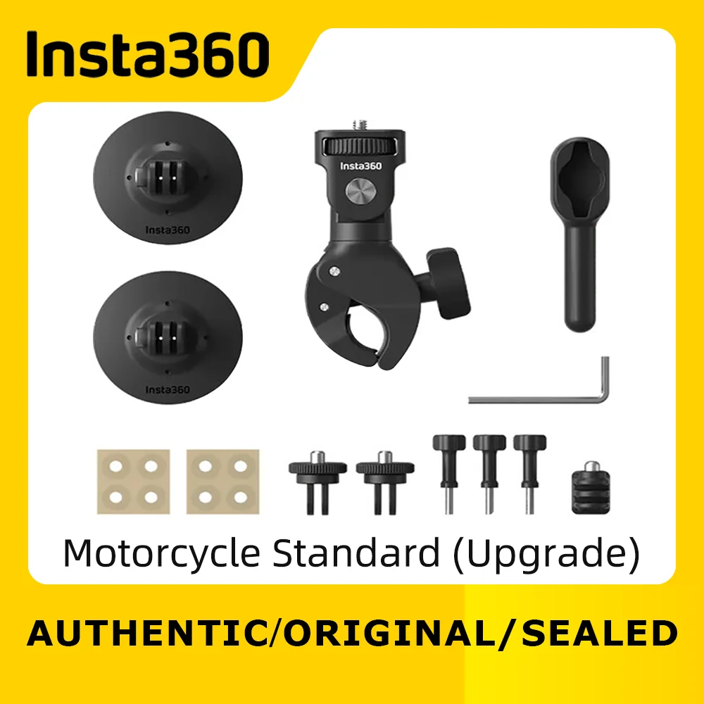 

Original Insta360 X4/X3/GO3S/ACE PRO/ACE Accessories - Motorcycle Kit (Standard (Upgrade))