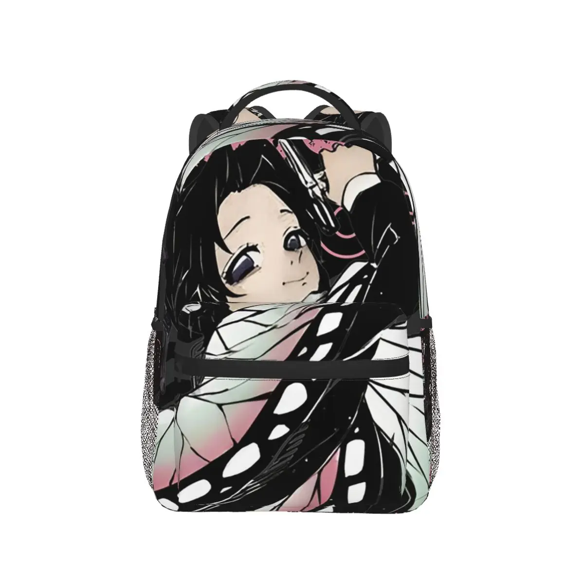 Shinobu Kochoo Demon Slayer Backpack Hot Sale Daypack Large Capacity Boys Girls BookBag School Bag Shoulder Bags for Men Women