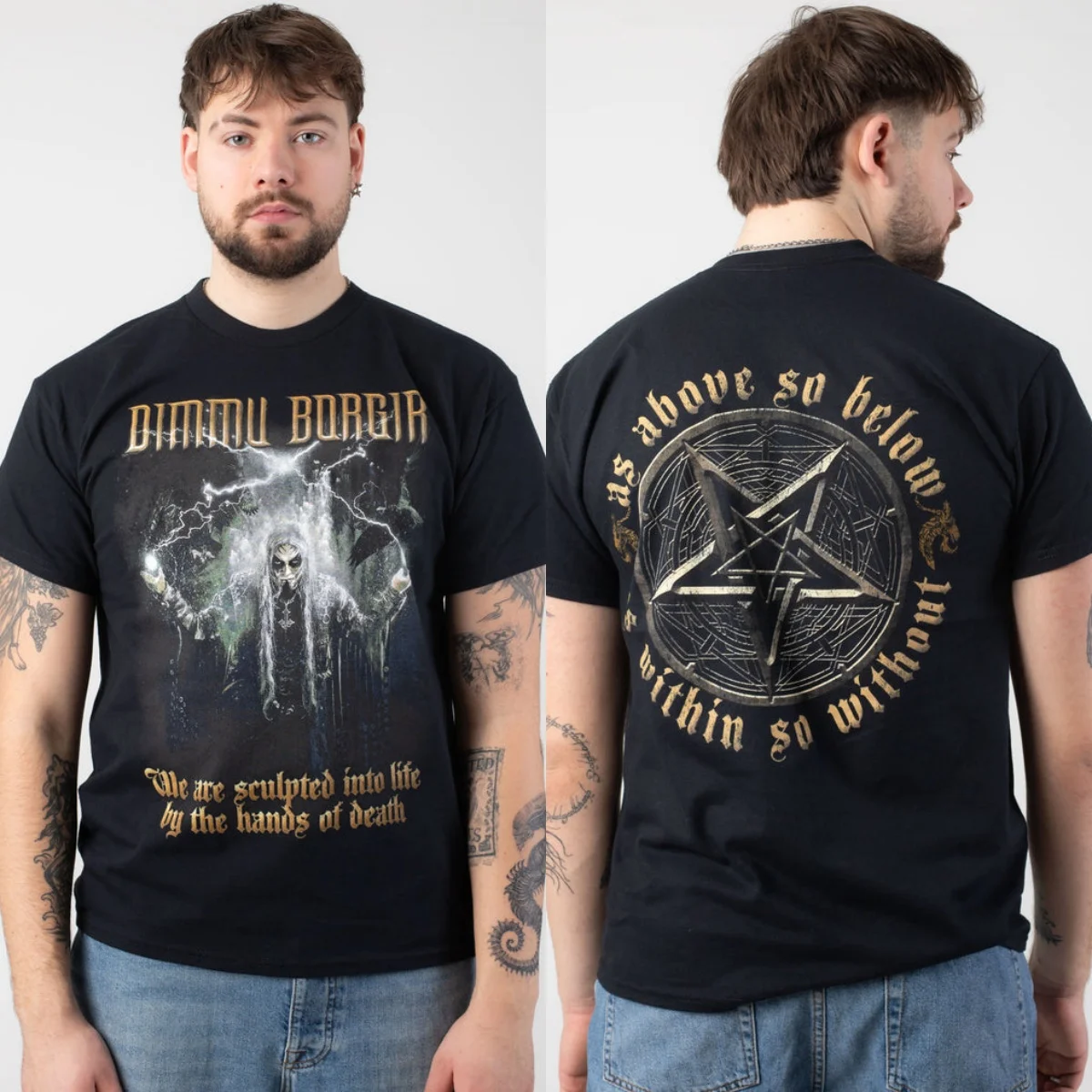 Top Dimmu Borgir Graphic Cotton T-shirt Unisex Summer Short Sleeve Fashion Brand Tee Luxury Casual Vintage Retro Tees