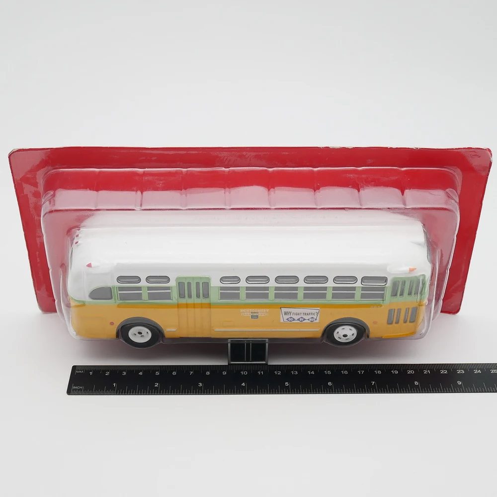 

Diecast Ixo 1:43 Scale GM TDH 3714 Rosa Parks 1955 General Bus American Bus Toy Car Alloy Car Model Collectible Toy Souvenir