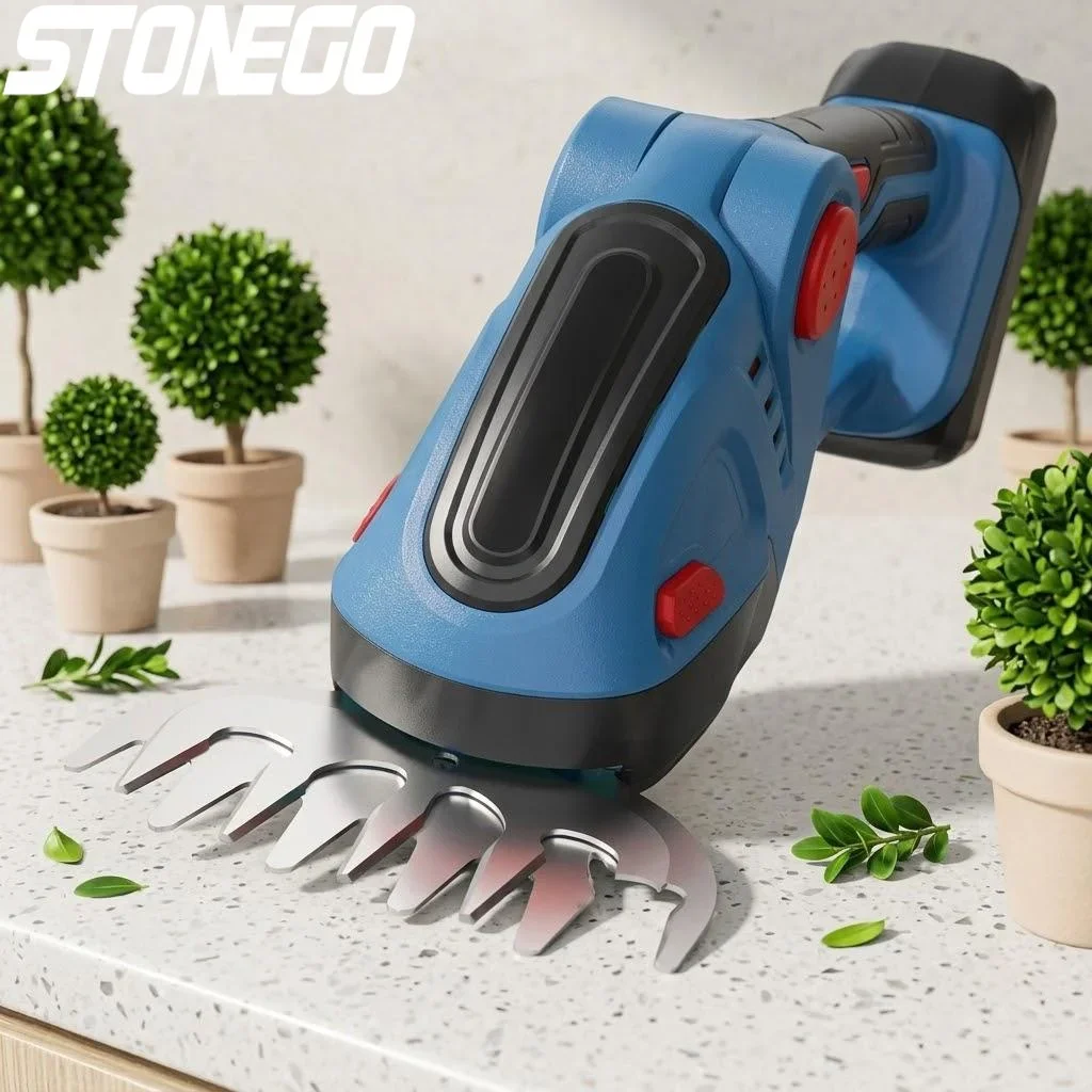 24V Cordless Lawn Mower Handheld Lawn Trimmer 2 in 1 Garden Shrub Pruning Shears Electric Grass Cutter US Plug Garden Tool