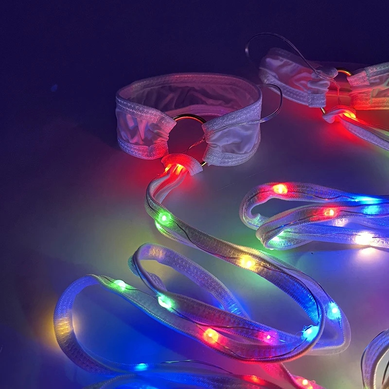 Sexy leuchtendes Armgurt, auffälliges LED-Licht-Armgurt für Damen, Bar, Tanz, Nacht, Show, Handzubehör – Detail 7