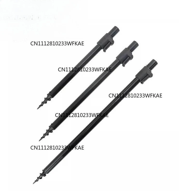 Sea rod bracket ground insert aluminum alloy two sections retractable fishing supplies