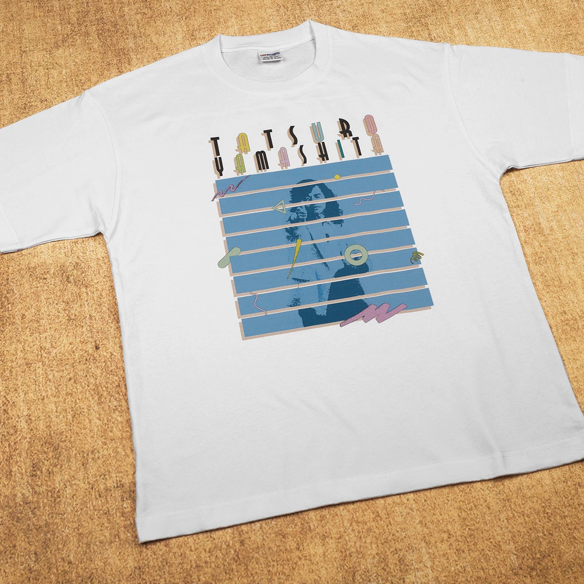 Tatsuro Yamashita T-Shirt City Pop Ride On Time Mariya Takeuchi Vaporwave Cotton Men's Clothing Short Sleeve Top Print Tee Shirt