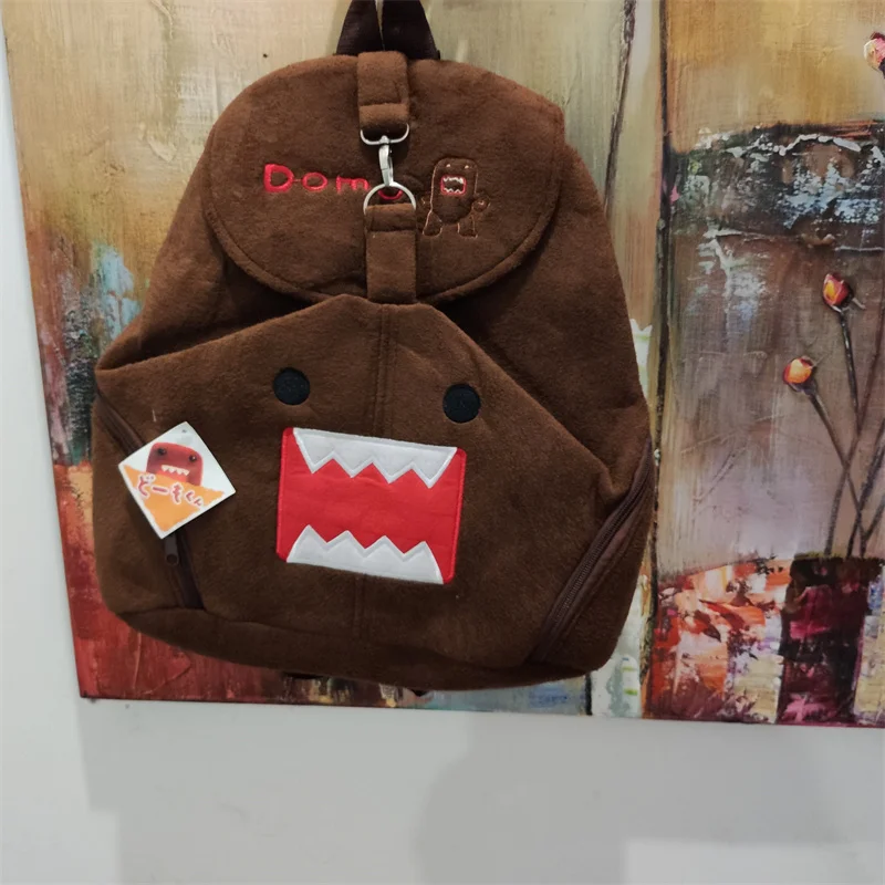 Domo Kun Plush Backpack for Women Men Cute Anime School Backpack Schoolbag Bagpack