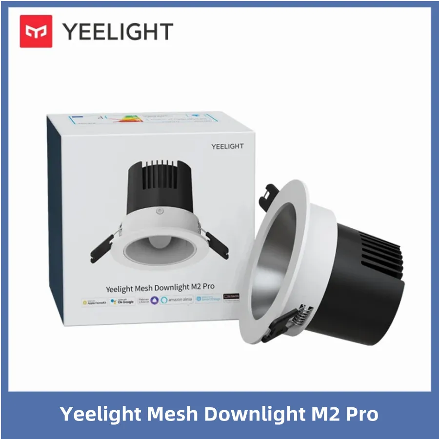 (Wersja globalna) Yeelight oczka Downlight M2 Pro kontrola aplikacji ściemnialna oświetlenie inteligentnego domu świetlna z asystent Google zestawem