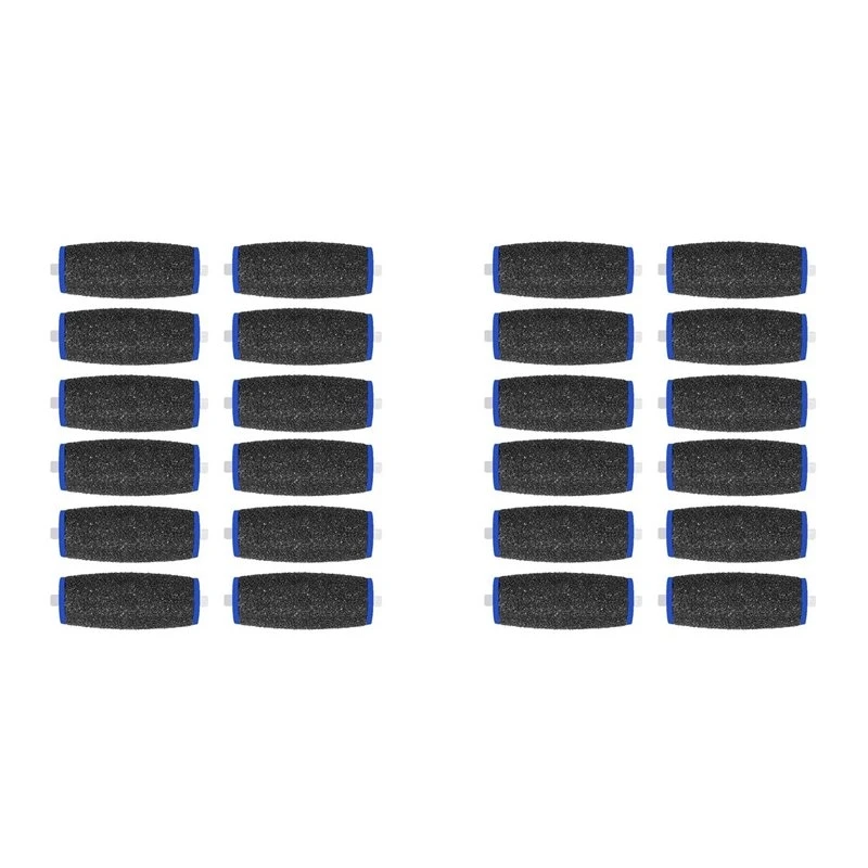 A73U 24 Pack Extra Coarse Replacement Roller For Amope Pedi,Replacement Head Refills Compatible With Amope Pedi Refills