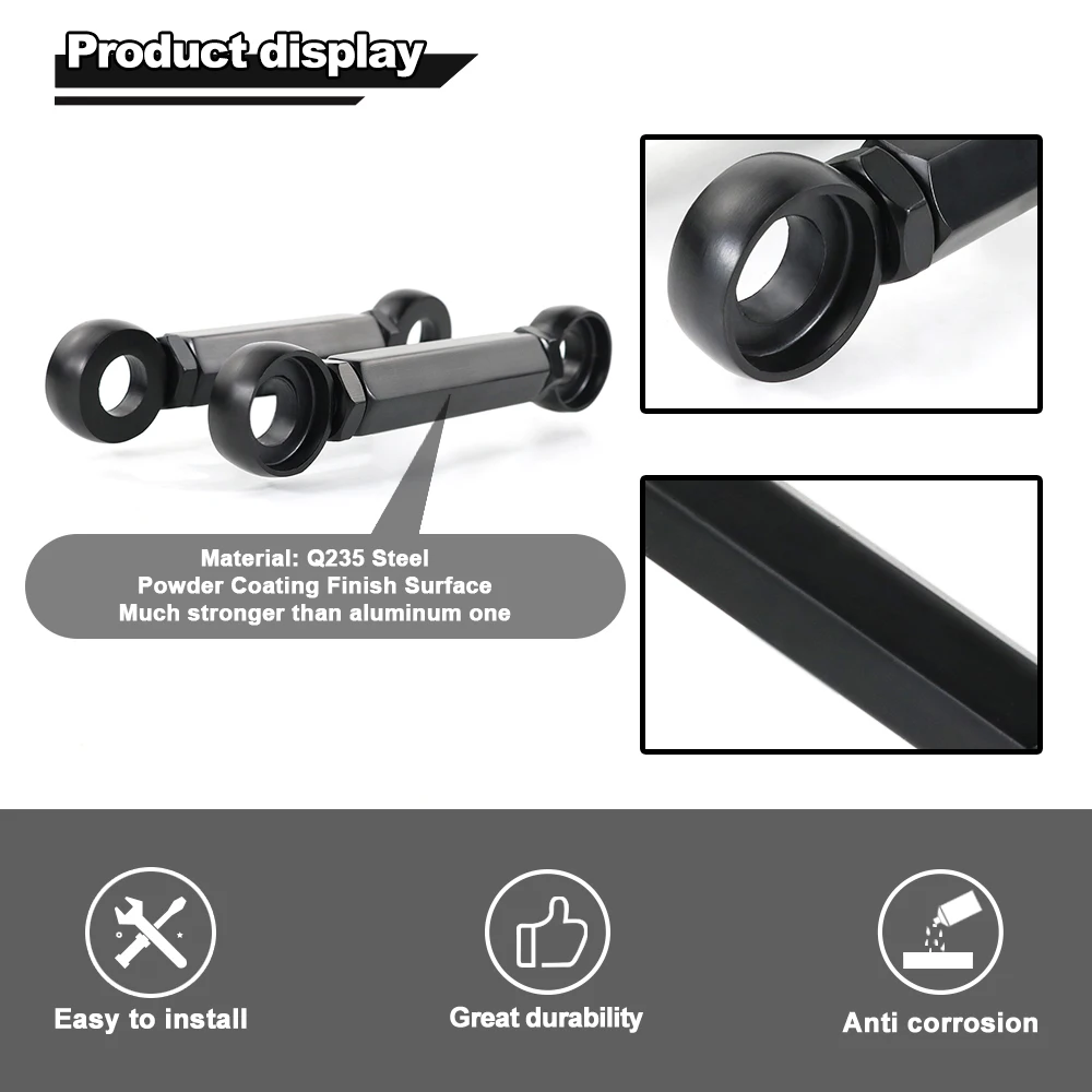 Adjustable Lowering Links Kit Fit For Kawasaki GPZ1100 KLX250R Ninja 250 300 500 H2 H2R Z400 Z1000 Z750 ZR-7 ZX-9R ZX-12r ZZR600