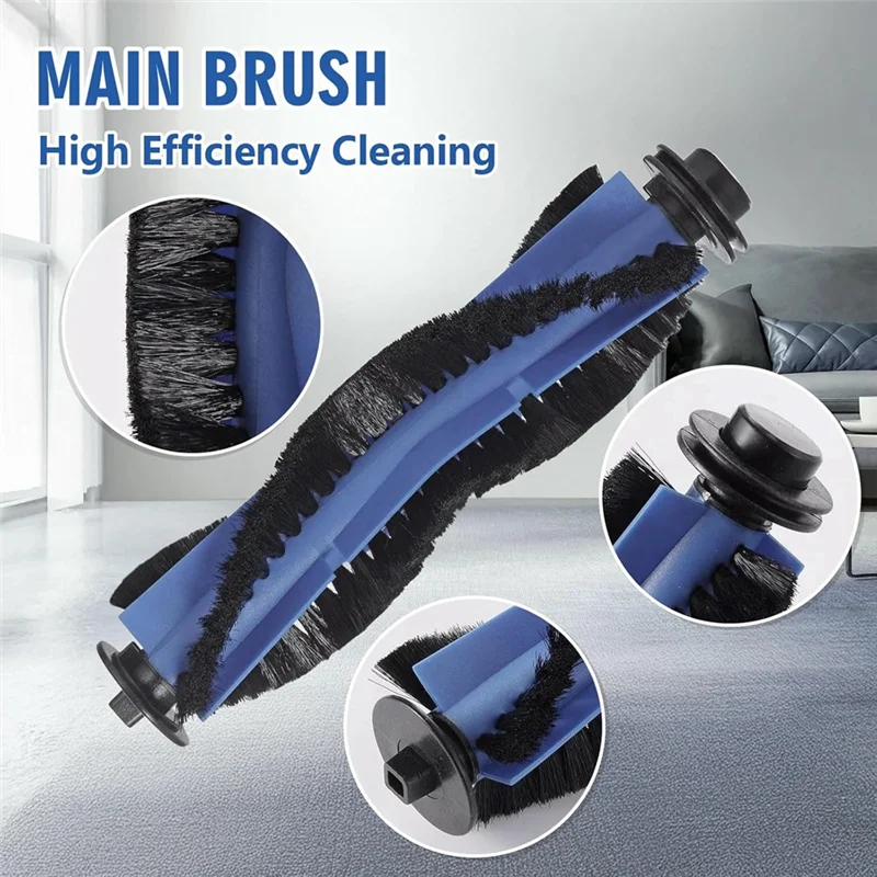 Promotion!Replacement Accessories For Eufy Omni C20 Vacuum Cleaner Main Side Brushes HEPA Filters Mop Pads Dust Bags