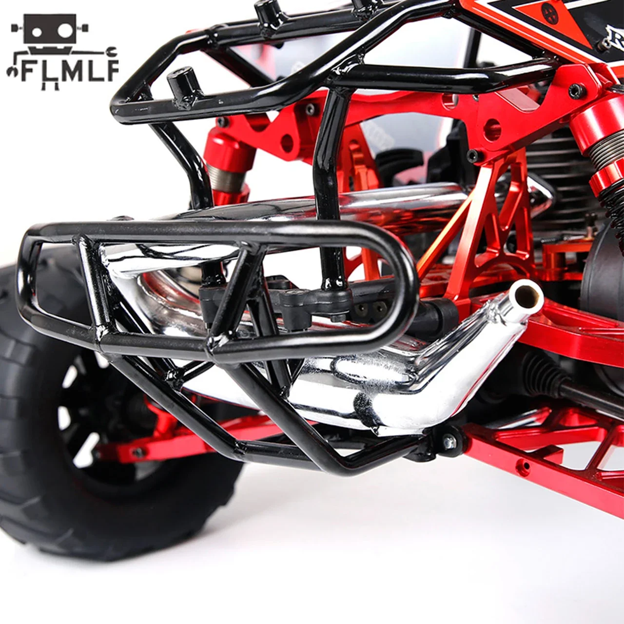 Tubo de escape de carro rc/tubo sintonizado para motor 23cc 26cc 29cc 30.5cc 32cc 36cc para peças 1/5 HPI ROFUN BAHA ROVAN KM BAJA 5B 5T 5SC