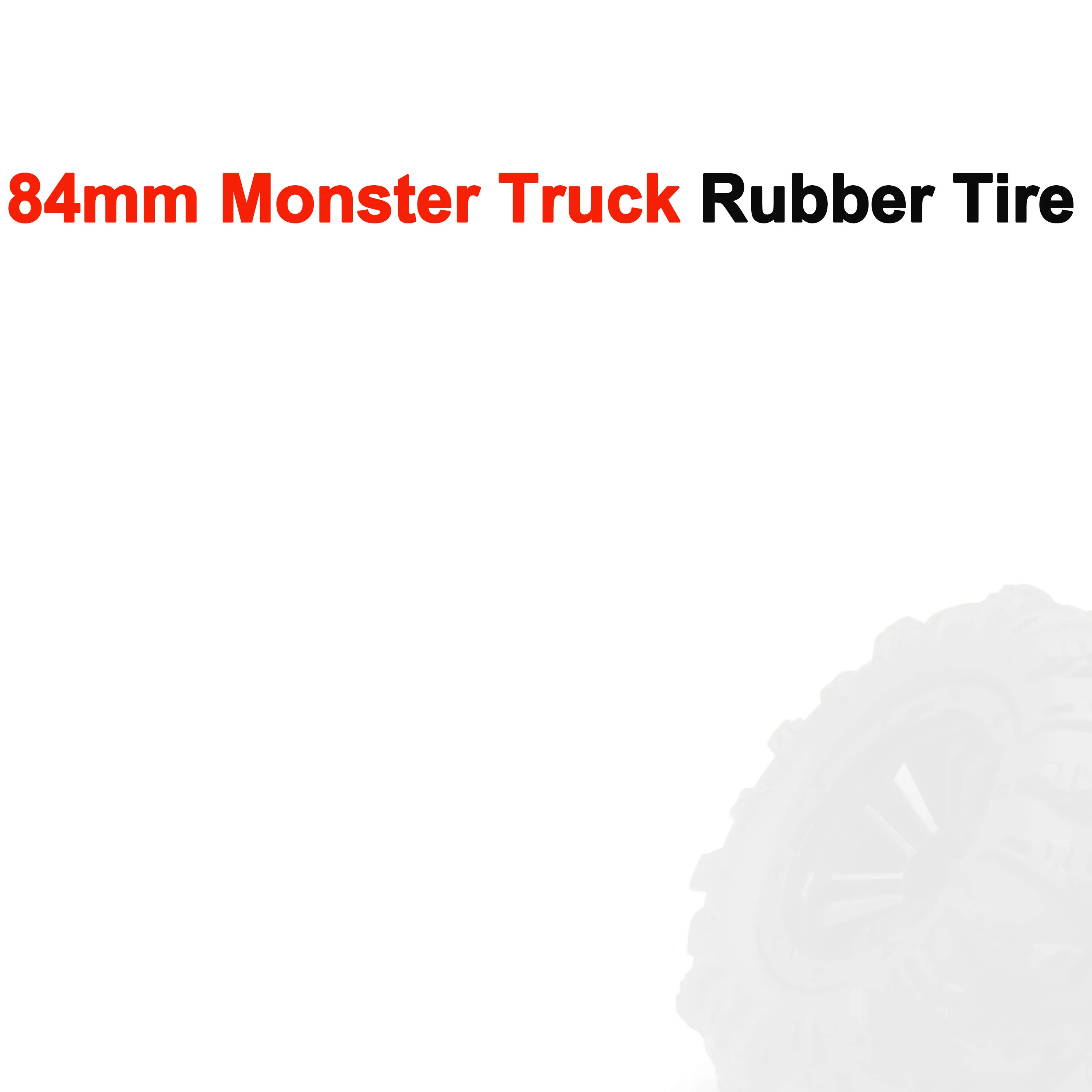 

4PCS/lot 84mm 12mm Hex Monster Truck Rubber Tires Wheels for Wltoys 144001 144010 HBX 16889 16890 SCY 16101 Pro 1/14 1/16 RC Car