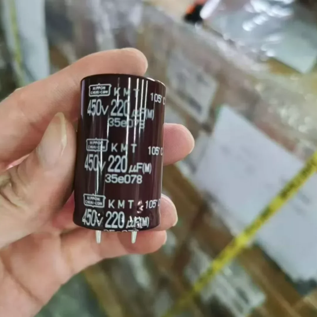 220UF 450V Japanese NCC Black Diamond Electrolytic Capacitor 450V220UF 25 * 40 KMT