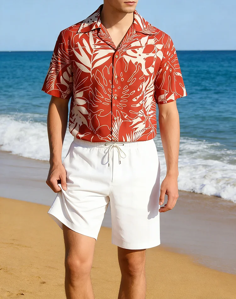 

Рубашки мужские в стиле ретро с цветочным принтом свободные разноцветные унисекс оверсайз красивые универсальные красивые повседневные отпускные повседневные модные шикарные