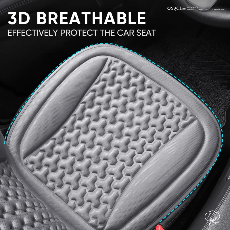 

Universal Car Seat Covers Convex Design 3D Breathable Seat Covers Durable Car Seat Cushion Sweatproof Car Interior Accessories