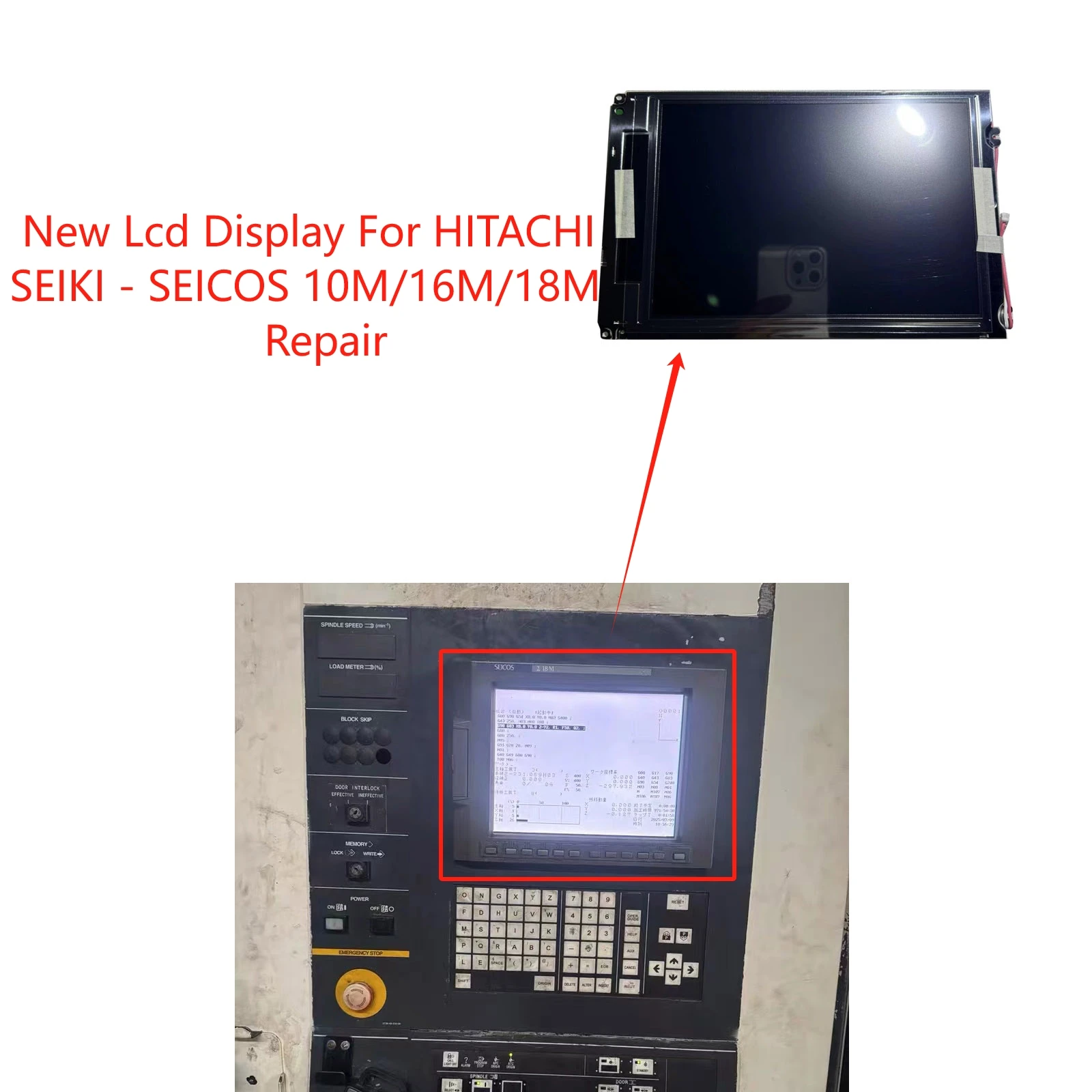 New LCD Display for HITACHI SEIKI SEICOS 10M 16M 18M Screen Repair