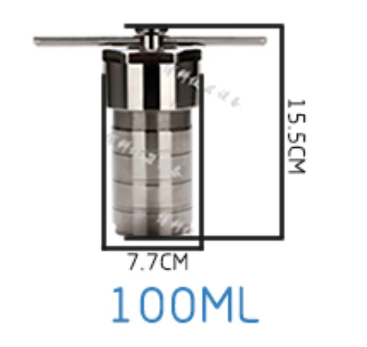 High temperature resistant liner pressure digestion tank of hydrothermal synthesis reactor 100ML