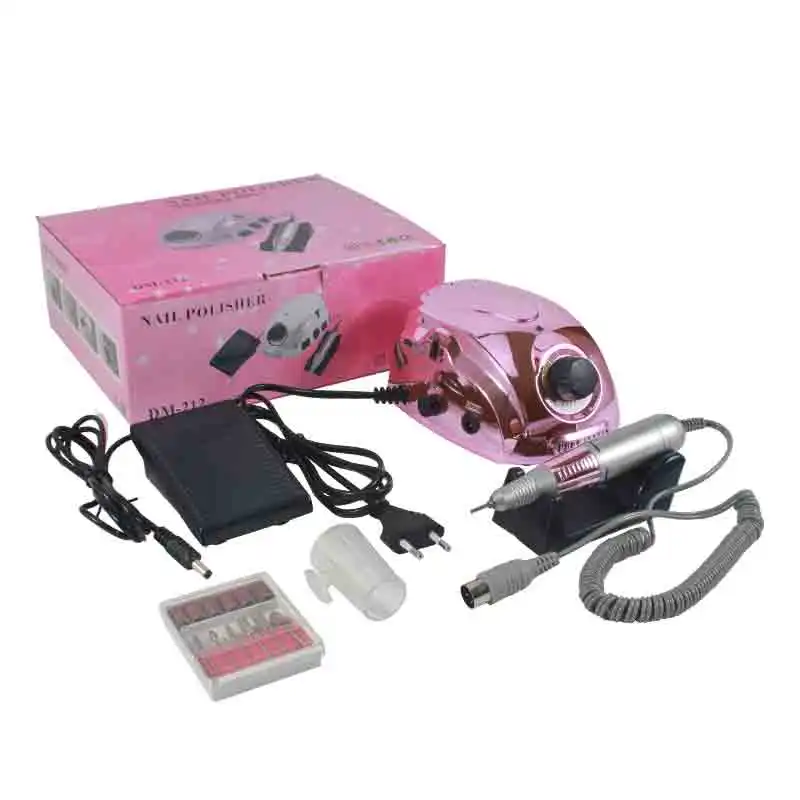 Profesjonalne elektryczne urządzenie do szlifowania paznokci o dużej prędkości 35000 obr./min. Wiertarka do paznokci do manicure