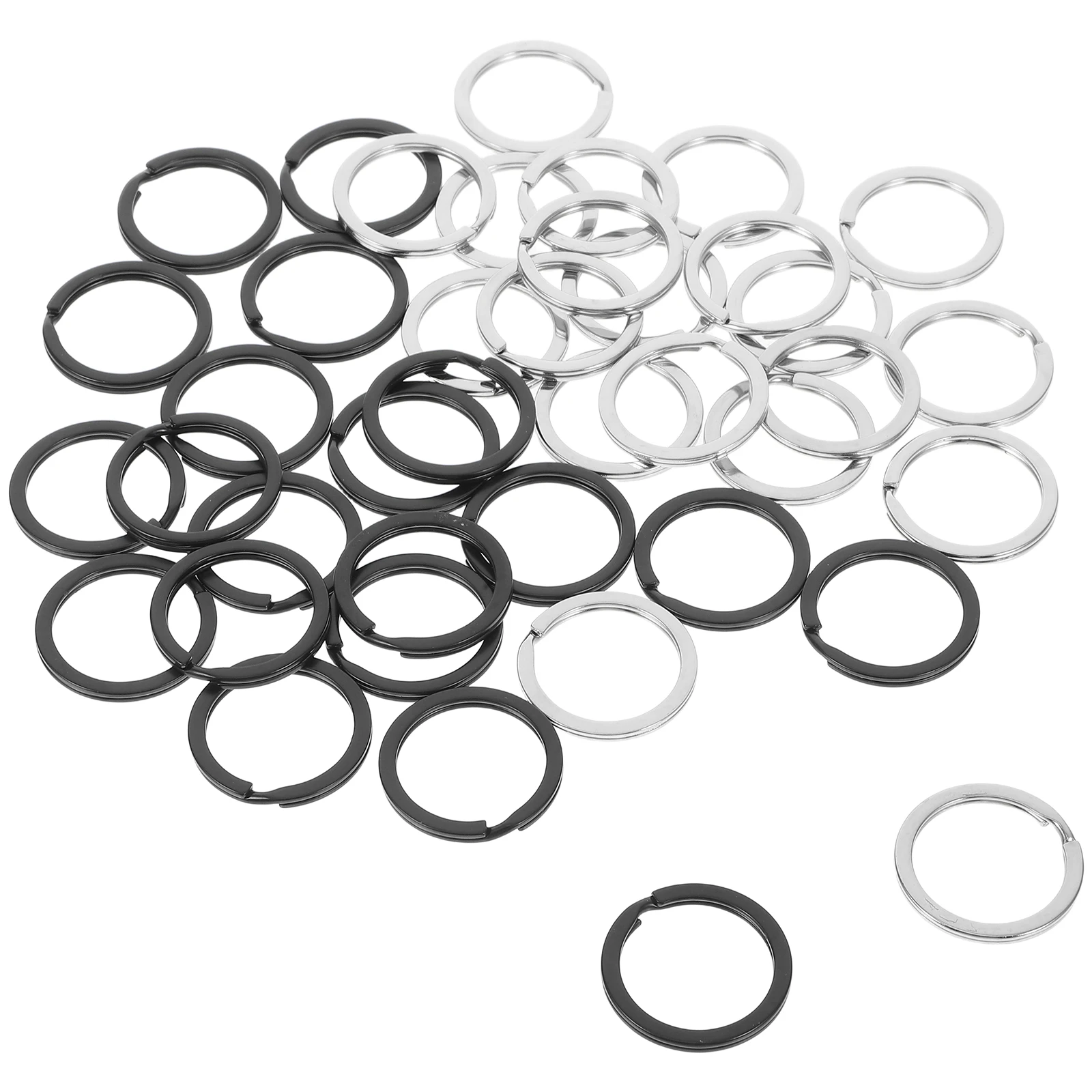 

40 Pcs Key Ring Chain Rings for Keychains Heavy Duty Accessory Circular Buckles