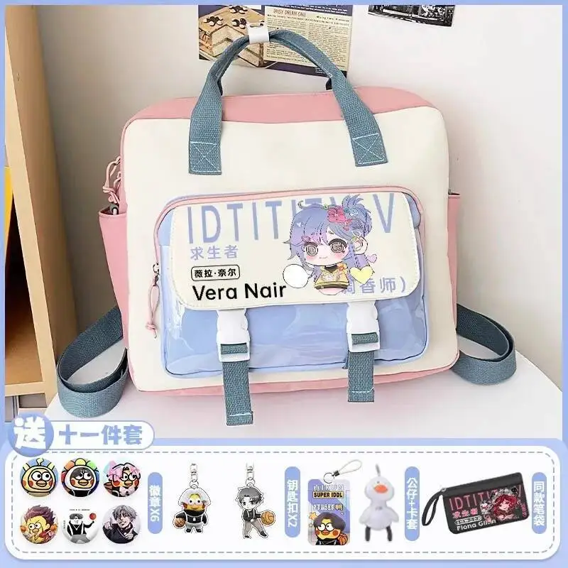 

Anime Game Identity Ⅴ Cos Ada Mesmer Vera Nair Anne Lester Emily Dyer Etc. 2025 Simple And Contrasting Color Crossbody Bag Gift