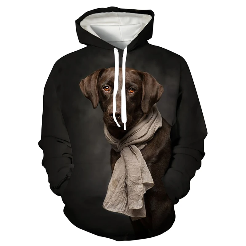 Trend Rottweiler Pattern Hoodies For Men Spring Autumn Fashion 3D Dogs Printed Long Sleeve Sweatshirts Loose Streetwear Hoodie