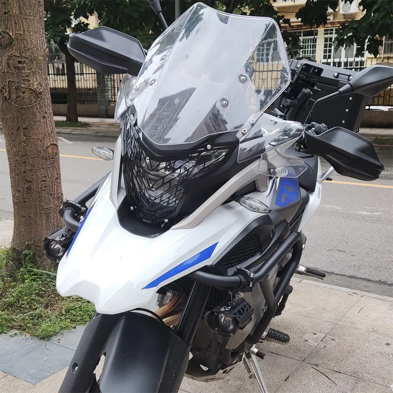FOR KOVE 500 525 ADV 525X 500X 400X MONTANA XR5 Tekken 500 Accessories Headlight Protector Grille Light Cover Protective Guard - view 3