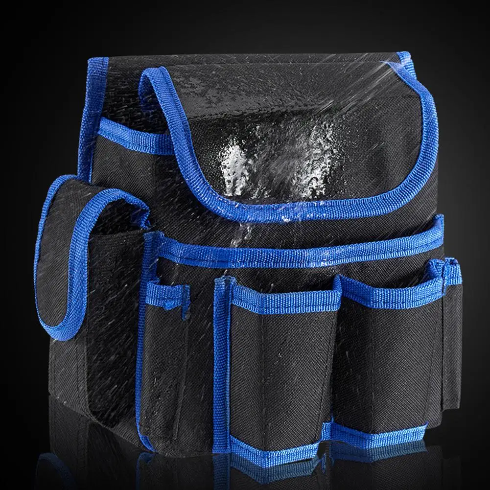 Multifunctional Electrician Tools Bag Waist Pouch Belt Storage Holder Organizer Garden Tool Kits Waist Packs Oxford Cloth