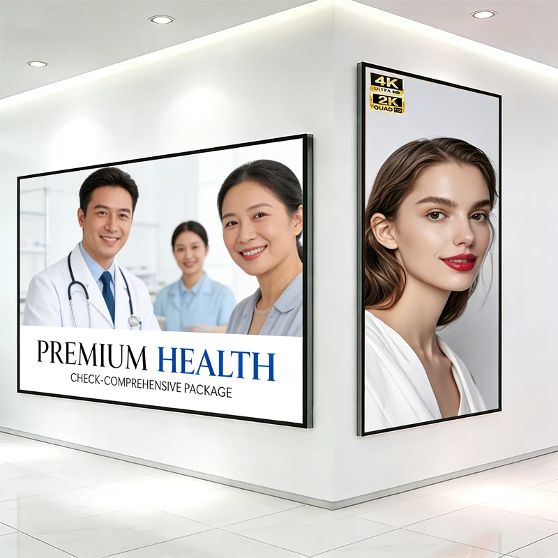 32/43/50/55 IP65 Rated Digital Signage Display Machine with Touch LCD for Hospital and Retail Store Advertising Screens