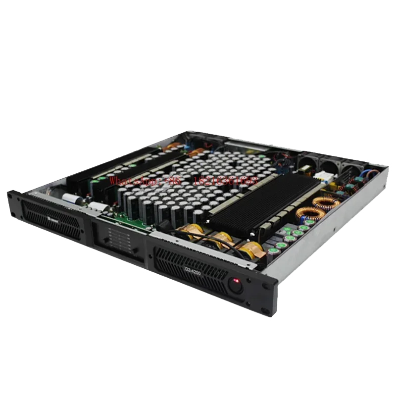 2026new Limited Offer D2-4200 1u Class D Amplifier Digital Power Amplifier 2 Channel 4000w