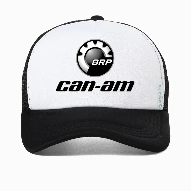 

Men Summer Hot Brp Can am 3D Print Baseball Cap Fashion Off road Personality Dad hat Adjustable Mesh Breathable Snapback hats