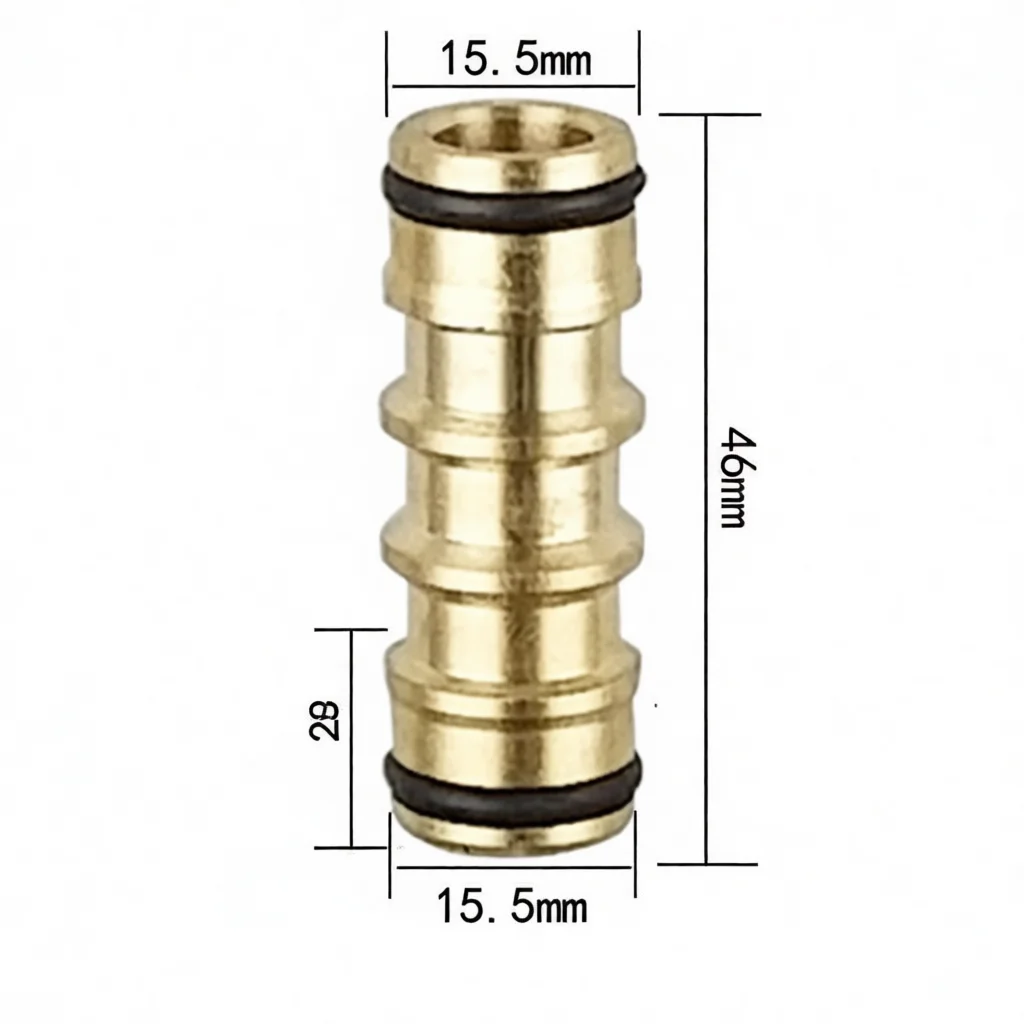 Copper Water Pipe Quick Connect Fitting Hose Adapter Nipple For Washing Machine Faucet Car Cleaning Sprayer